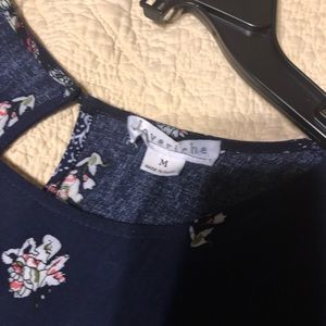 Navy floral tunic or dress